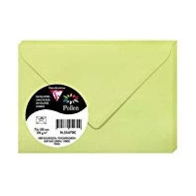 Clairefontaine Pollen Kuvert - Vert bourgeon - 75x100mm - Syrafritt Clairefontaine Pollen Kuvert - Vert bourgeon - 75x100mm - Syrafritt