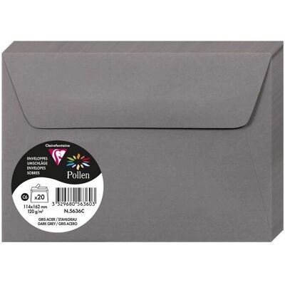 Clairefontaine Umschläge - 114x162mm 120g/m2 - 20 Stück - Packung zu 4 Clairefontaine Umschläge - 114x162mm 120g/m2 - 20 Stück - Packung zu 4
