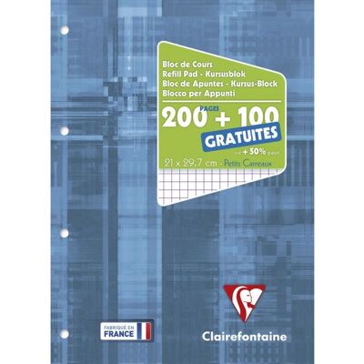 Clairefontaine Művészeti papír - 150 lap, kék-szürke, mikroperforált Clairefontaine Művészeti papír - 150 lap, kék-szürke, mikroperforált