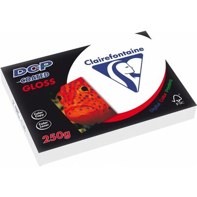 Papier laser/jet d'encre Clairefontaine - Brillant A3 250g - FSC Certifié - Publicité Papier laser/jet d'encre Clairefontaine - Brillant A3 250g - FSC Certifié - Publicité