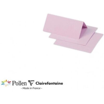 Clairefontaine 75013C 25 pcs - Tarjeta de mesa - Rose dragée Clairefontaine 75013C 25 pcs - Tarjeta de mesa - Rose dragée