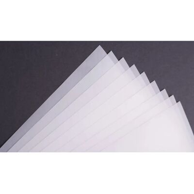 Clairefontaine Modelo 10F Papel Transparente - Rosa fucsia - Papel Clairefontaine Modelo 10F Papel Transparente - Rosa fucsia - Papel