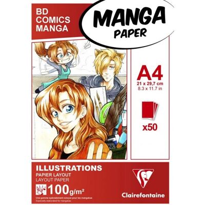 Clairefontaine Art Paper Pad - A4 - 50 Sheets Clairefontaine Art Paper Pad - A4 - 50 Sheets