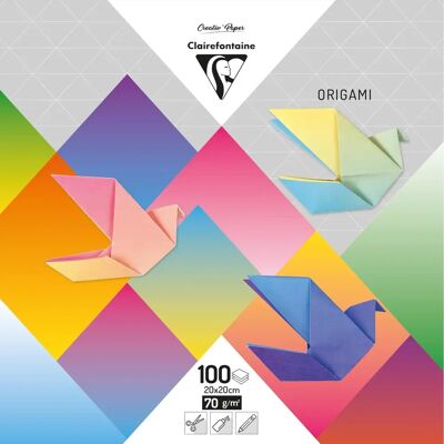 Clairefontaine Origami dégradé 20x20 - non spécifié Clairefontaine Origami dégradé 20x20 - non spécifié
