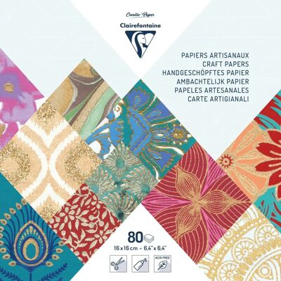 Clairefontaine 95217C Mehrfarbiger Papierblock - Scrapbooking & Basteln Clairefontaine 95217C Mehrfarbiger Papierblock - Scrapbooking & Basteln