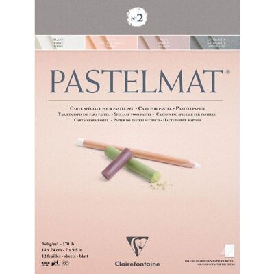 Clairefontaine Pastelmat No2 - Művészeti Papír Clairefontaine Pastelmat No2 - Művészeti Papír