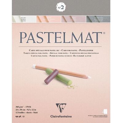Clairefontaine Pastelmat No.2 24x30cm Művészeti papír - 360gsm Clairefontaine Pastelmat No.2 24x30cm Művészeti papír - 360gsm