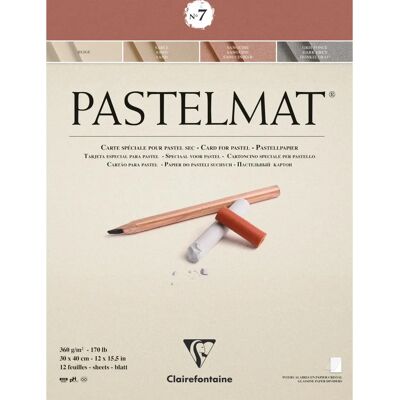 Clairefontaine Pastelmat Beige Sand Sanguine - Pastellpapper Clairefontaine Pastelmat Beige Sand Sanguine - Pastellpapper
