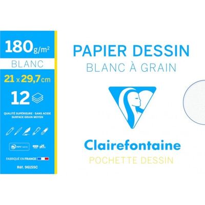 Clairefontaine Modèle 3329680961553 Papier d'Art - 12 Feuilles Clairefontaine Modèle 3329680961553 Papier d'Art - 12 Feuilles