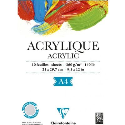 Papier d'art Clairefontaine - 10 feuilles - Lourd, sans acide Papier d'art Clairefontaine - 10 feuilles - Lourd, sans acide