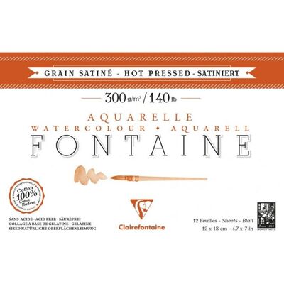 Clairefontaine 3329680963489 Konstnärspapper - Satäng, 20 Ark Clairefontaine 3329680963489 Konstnärspapper - Satäng, 20 Ark