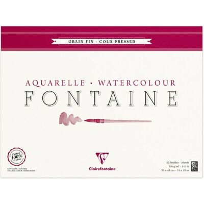Clairefontaine 96416C Konstnärspapper - Fin Korna, 25 Ark Clairefontaine 96416C Konstnärspapper - Fin Korna, 25 Ark