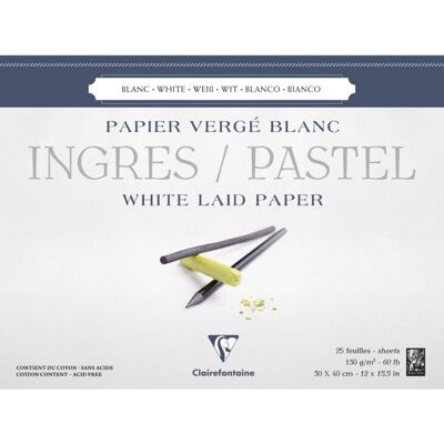 Clairefontaine Ingres Bloc per Disegno - 25 Fogli Clairefontaine Ingres Bloc per Disegno - 25 Fogli