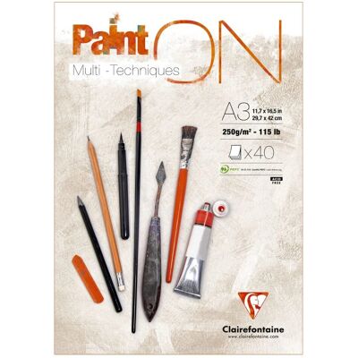 Clairefontaine PaintOn A3 250gsm Többszínű Papír Clairefontaine PaintOn A3 250gsm Többszínű Papír