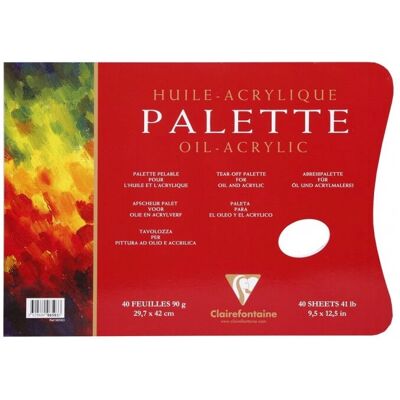Clairefontaine 96592C Carta Palette - Articoli Artistici Clairefontaine 96592C Carta Palette - Articoli Artistici