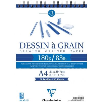 Clairefontaine 96628C Konstnärspapper - 30 ark Clairefontaine 96628C Konstnärspapper - 30 ark