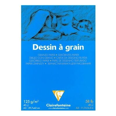 Clairefontaine 96682C Ritpapperblock - 40 ark Clairefontaine 96682C Ritpapperblock - 40 ark