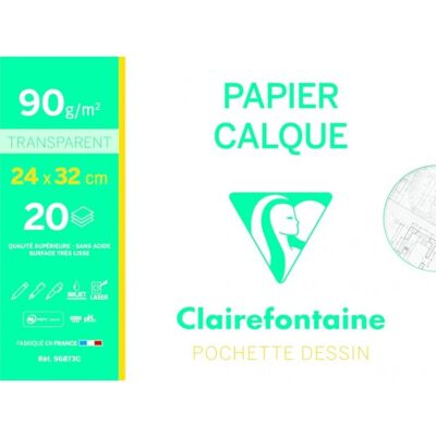 Clairefontaine 93950 C Átlátszó másolópapír - Művészet & Technika Clairefontaine 93950 C Átlátszó másolópapír - Művészet & Technika