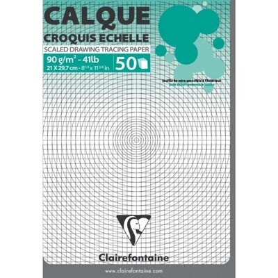 Papier artistique Clairefontaine - 50 feuilles - A4 - 92 g/m² - Publicité Papier artistique Clairefontaine - 50 feuilles - A4 - 92 g/m² - Publicité