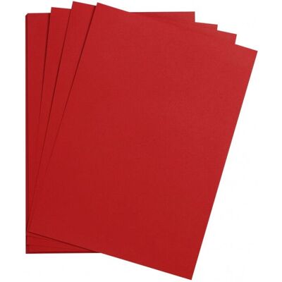 Papier d'art Clairefontaine 97302C - 25 feuilles - Rouge - Lisse - Publicité Papier d'art Clairefontaine 97302C - 25 feuilles - Rouge - Lisse - Publicité