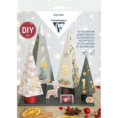 Clairefontaine Kit DIY de Árbol de Navidad - Manualidades navideñas Clairefontaine Kit DIY de Árbol de Navidad - Manualidades navideñas