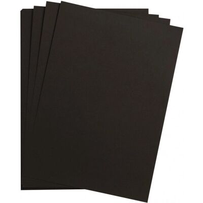 Clairefontaine Kunstdruckpapier - 10 Blätter, A1, 270g, Schwarz Clairefontaine Kunstdruckpapier - 10 Blätter, A1, 270g, Schwarz