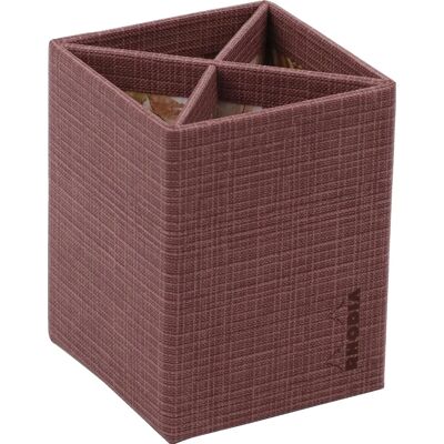 Rhodia Collection ORANGE Botanique - Stiftehalter, 8x8x11 cm - Amarante - 3er-Set Rhodia Collection ORANGE Botanique - Stiftehalter, 8x8x11 cm - Amarante - 3er-Set