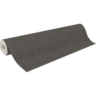 Clairefontaine Geschenkpapierrolle Alliance 60g 50x0,70m Schwarz/Weiß Streifen - Geschenkpapier Clairefontaine Geschenkpapierrolle Alliance 60g 50x0,70m Schwarz/Weiß Streifen - Geschenkpapier