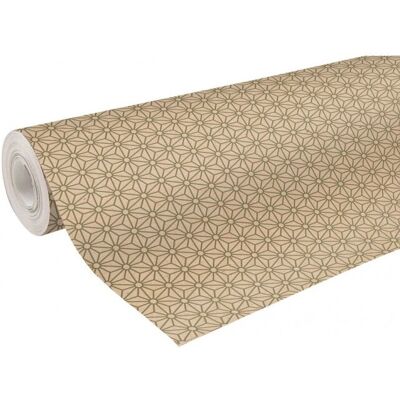 Papier cadeau Kraft Clairefontaine - 50x0,70m Motifs Losange Papier cadeau Kraft Clairefontaine - 50x0,70m Motifs Losange
