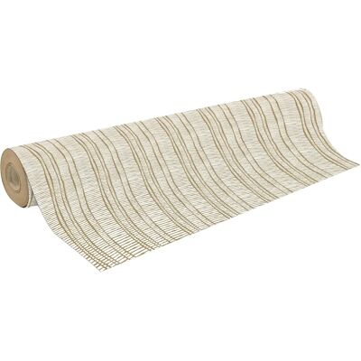 Clairefontaine Kraft 70g - White Stripes - Wrapping Paper Clairefontaine Kraft 70g - White Stripes - Wrapping Paper