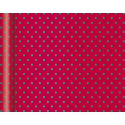 Papier Cadeau Clairefontaine - Pois Vert-Rouge - 80g - 5m - Publicité Papier Cadeau Clairefontaine - Pois Vert-Rouge - 80g - 5m - Publicité