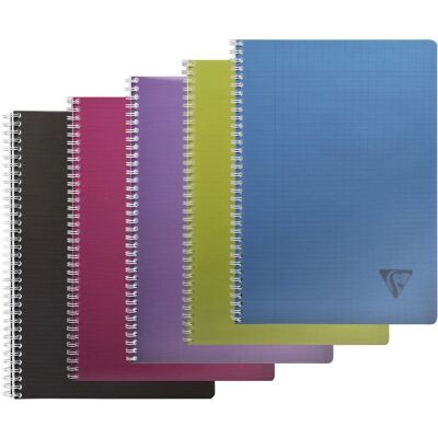 Clairefontaine Färgglad spiralblock - A4 100 sidor Clairefontaine Färgglad spiralblock - A4 100 sidor