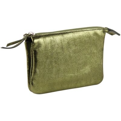 Clairefontaine Leather Pencil Case - Small, 2 Compartments Clairefontaine Leather Pencil Case - Small, 2 Compartments