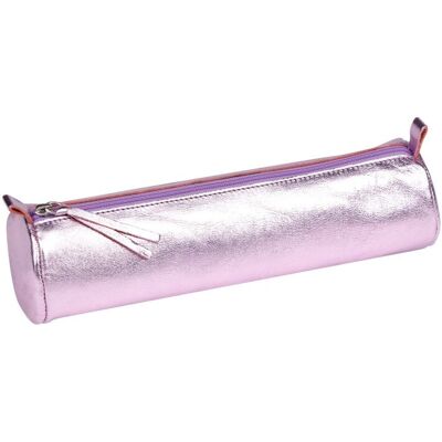 Clairefontaine 410121C Leather Pencil Case - Pink - School Supplies Clairefontaine 410121C Leather Pencil Case - Pink - School Supplies