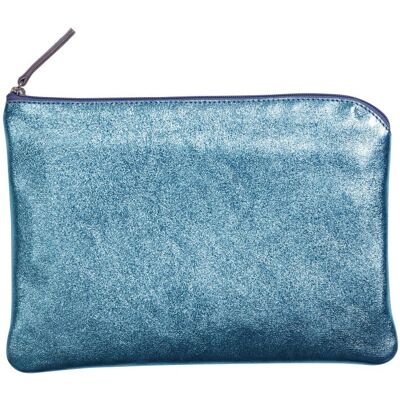 Clairefontaine 410124C Leather Pencil Case - Suede Look Interior Clairefontaine 410124C Leather Pencil Case - Suede Look Interior