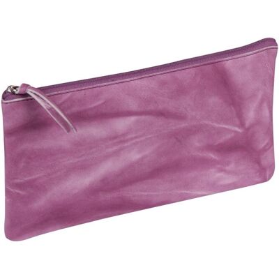 Trousse en cuir Clairefontaine 410177C - Rose Violet Trousse en cuir Clairefontaine 410177C - Rose Violet