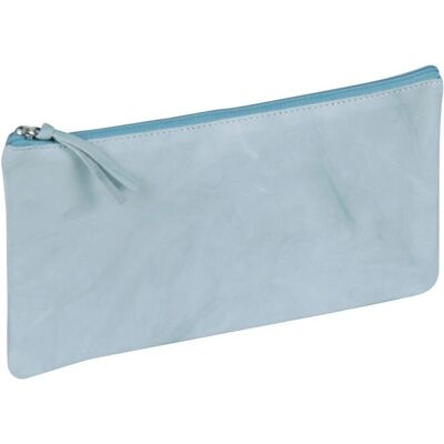 Trousse en Cuir Clairefontaine 410178C Bleu Ciel - Trousse Trousse en Cuir Clairefontaine 410178C Bleu Ciel - Trousse