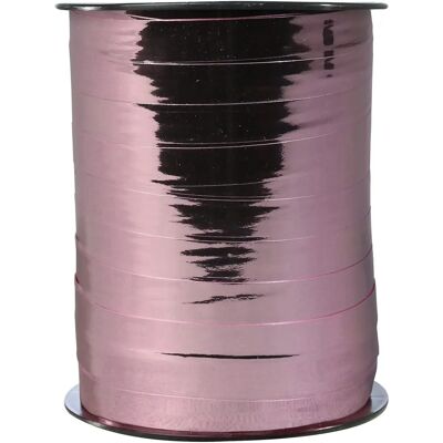 Clairefontaine Vieux Rose metallisk presentband - 250m, 7mm Clairefontaine Vieux Rose metallisk presentband - 250m, 7mm