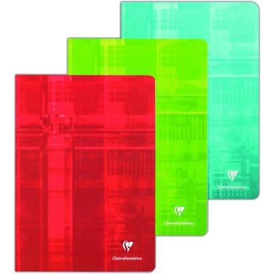 Clairefontaine 631662AMZC - 3 Heften A4 Wasserfeste Umschlag Clairefontaine 631662AMZC - 3 Heften A4 Wasserfeste Umschlag
