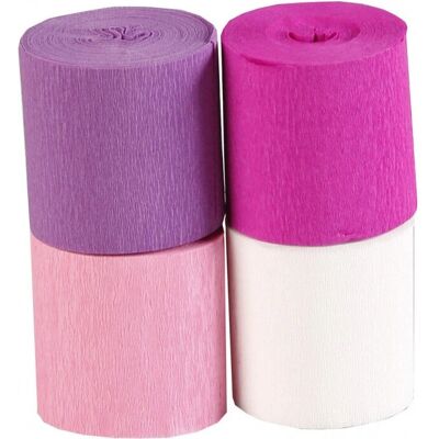 Clairefontaine 914291C Pink Krepppapier - Feuerfest, 4 Streifen 5cmx10m Clairefontaine 914291C Pink Krepppapier - Feuerfest, 4 Streifen 5cmx10m