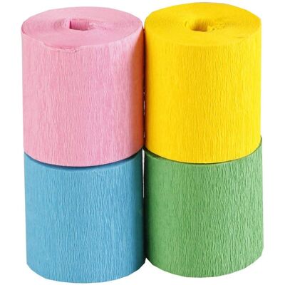 Fitas de papel crepe ignífugo Clairefontaine - Seleção de cores de primavera Fitas de papel crepe ignífugo Clairefontaine - Seleção de cores de primavera