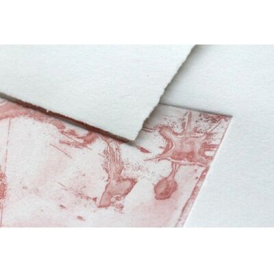 Papier d'art Clairefontaine - 10 feuilles, 56x76cm, 250g, Blanc - Publicité Papier d'art Clairefontaine - 10 feuilles, 56x76cm, 250g, Blanc - Publicité