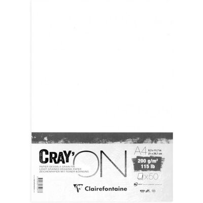 Clairefontaine 975067C konstpapper - 50 ark Clairefontaine 975067C konstpapper - 50 ark