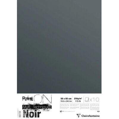 Papier d'art noir Clairefontaine 10 feuilles - Papier d'art - Publicité Papier d'art noir Clairefontaine 10 feuilles - Papier d'art - Publicité