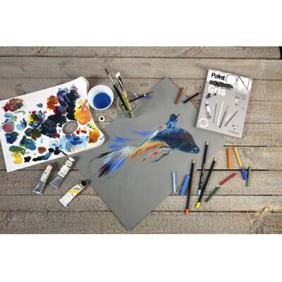 Papier artistique Clairefontaine - 975164C - Multi-technique 250g 1,3x10m - Publicité Papier artistique Clairefontaine - 975164C - Multi-technique 250g 1,3x10m - Publicité