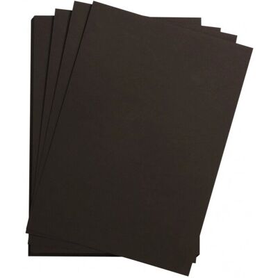 Carta artistica Clairefontaine 975314C - Nero - Grana fine - 5 fogli Carta artistica Clairefontaine 975314C - Nero - Grana fine - 5 fogli