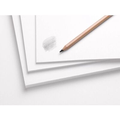 Papier d'art Clairefontaine 975387C - Grain fin, Blanc Papier d'art Clairefontaine 975387C - Grain fin, Blanc