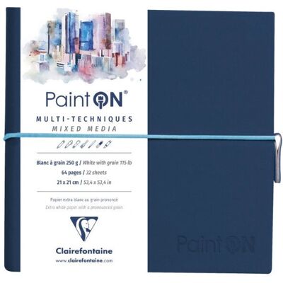 Clairefontaine 975436C skissbok - Tjockt papper, Multi-teknik, Mjuk omslag Clairefontaine 975436C skissbok - Tjockt papper, Multi-teknik, Mjuk omslag