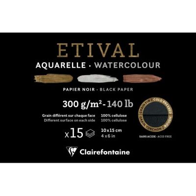 Clairefontaine 975448C Zeichenpapier - Doppelstruktur - 15 Blatt Clairefontaine 975448C Zeichenpapier - Doppelstruktur - 15 Blatt