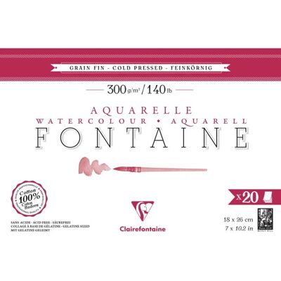 Clairefontaine 975449C art paper Art paper pad 20 sheets - art paper Clairefontaine 975449C art paper Art paper pad 20 sheets - art paper